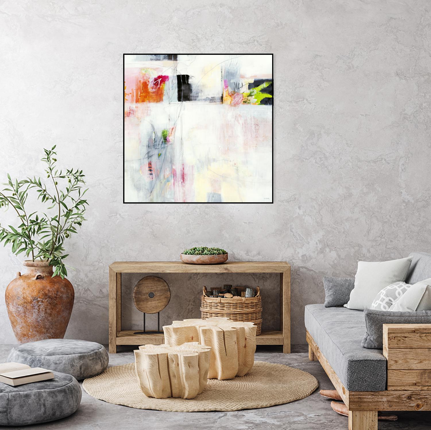 Looking by Jill Martin on GIANT ART - whites & creams abstract