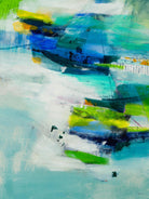 Moving Quickly by Jill Martin on GIANT ART - blues abstract blue