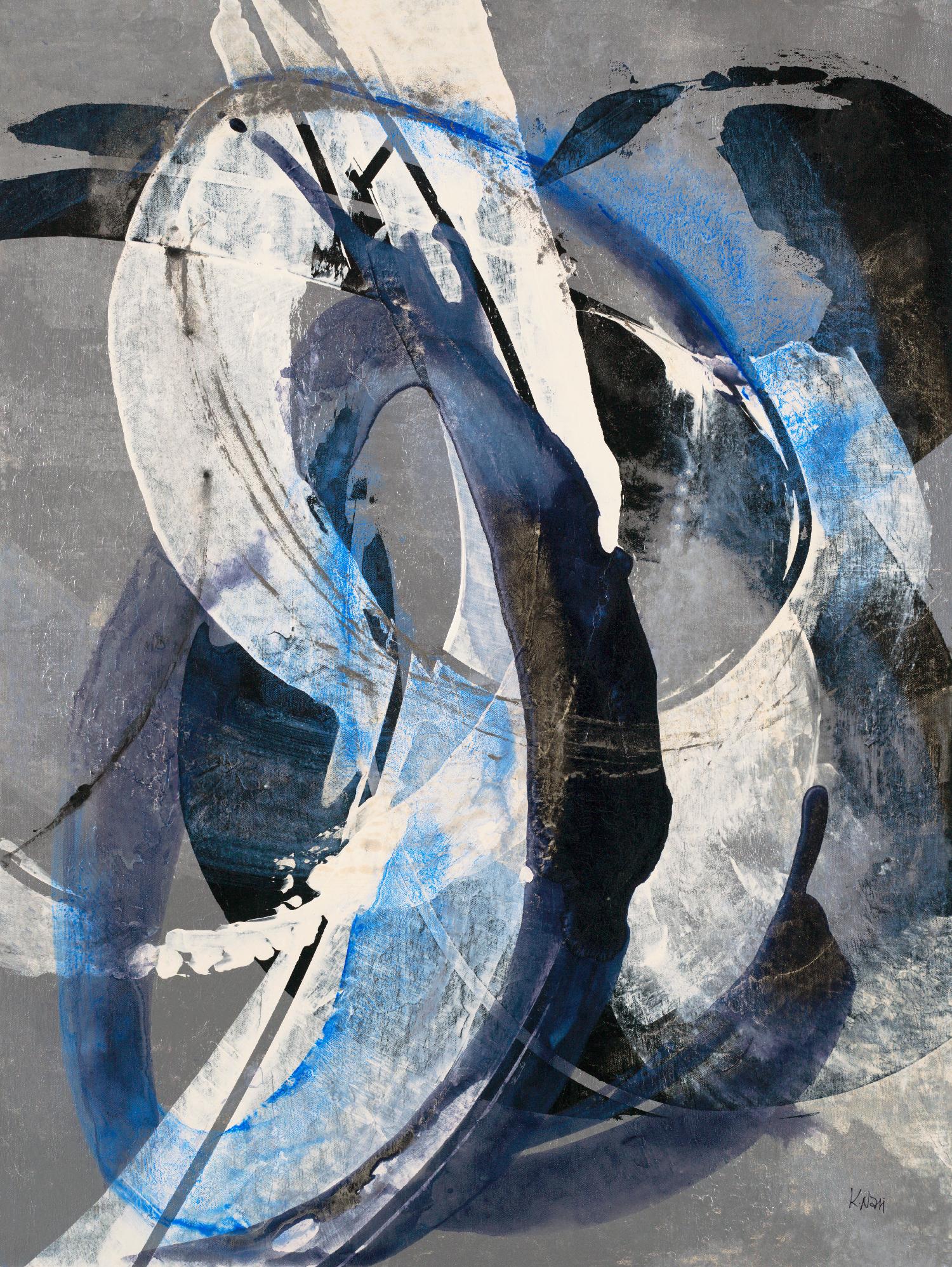 Affinity I by K. Nari on GIANT ART - blues abstract white