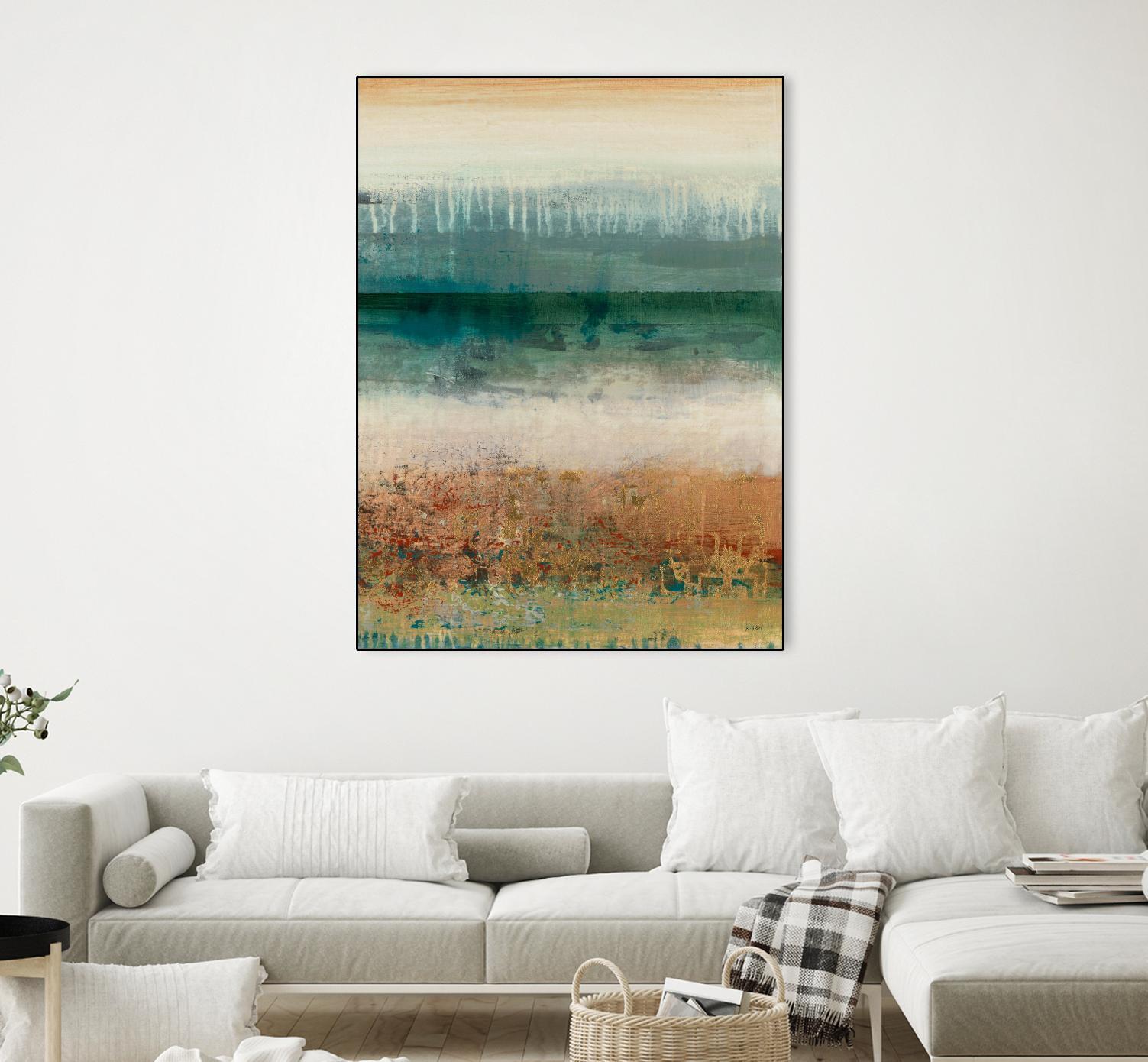 Shades Of Sunset V2 by K. Nari on GIANT ART - blues abstract abstract landscapes