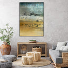 Shades Of Sunset V3 by K. Nari on GIANT ART - blues abstract abstract landscapes
