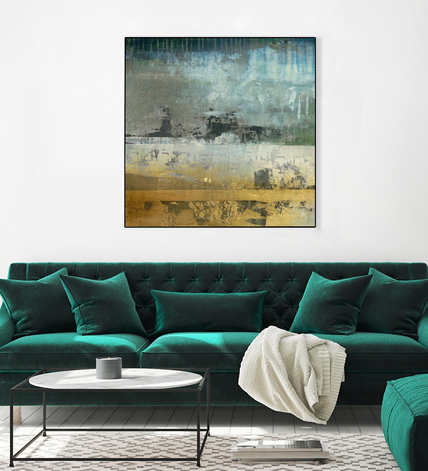Shades Of Sunset V6 by K. Nari on GIANT ART - blues abstract abstract landscapes