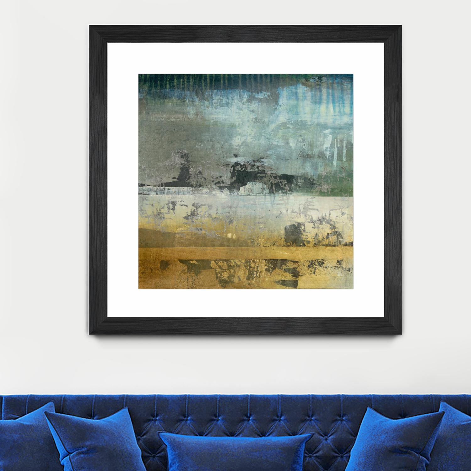Shades Of Sunset V6 by K. Nari on GIANT ART - blues abstract abstract landscapes