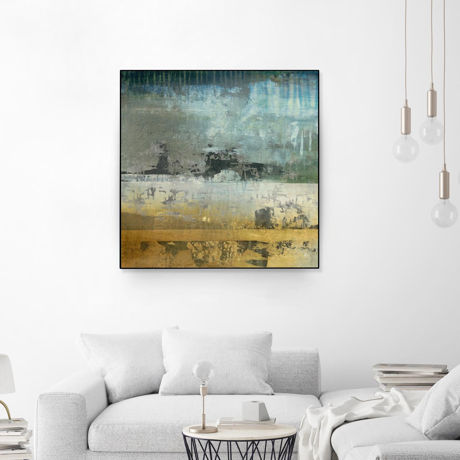 Shades Of Sunset V6 by K. Nari on GIANT ART - blues abstract abstract landscapes