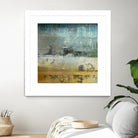 Shades Of Sunset V6 by K. Nari on GIANT ART - blues abstract abstract landscapes