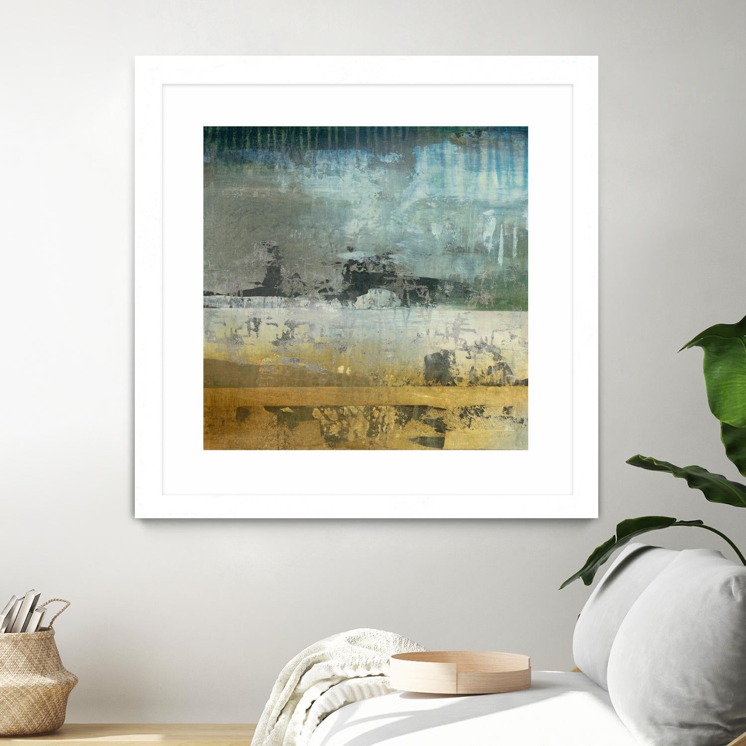 Shades Of Sunset V6 by K. Nari on GIANT ART - blues abstract abstract landscapes