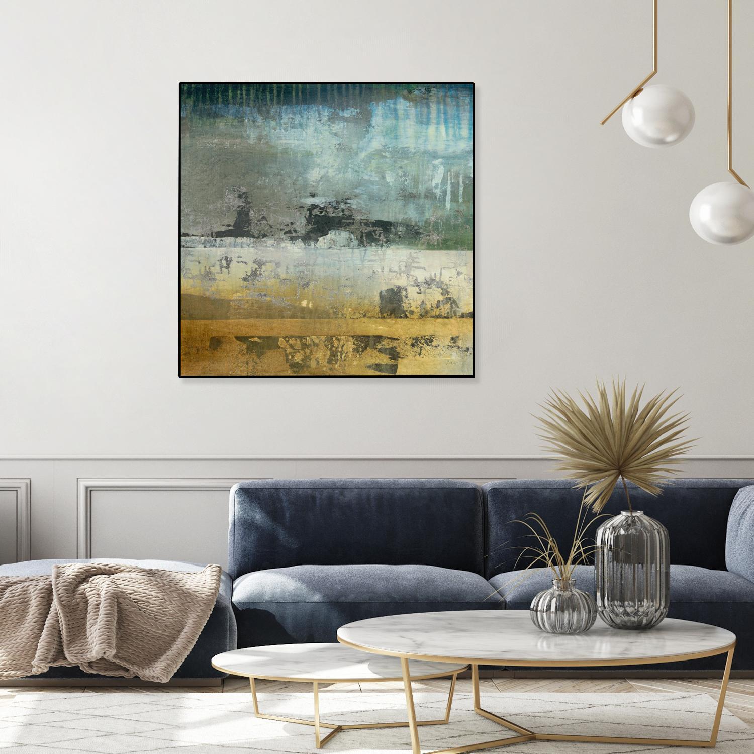 Shades Of Sunset V6 by K. Nari on GIANT ART - blues abstract abstract landscapes