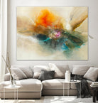 Eternal Bloom by K. Nari on GIANT ART - oranges abstract floral abstract floral