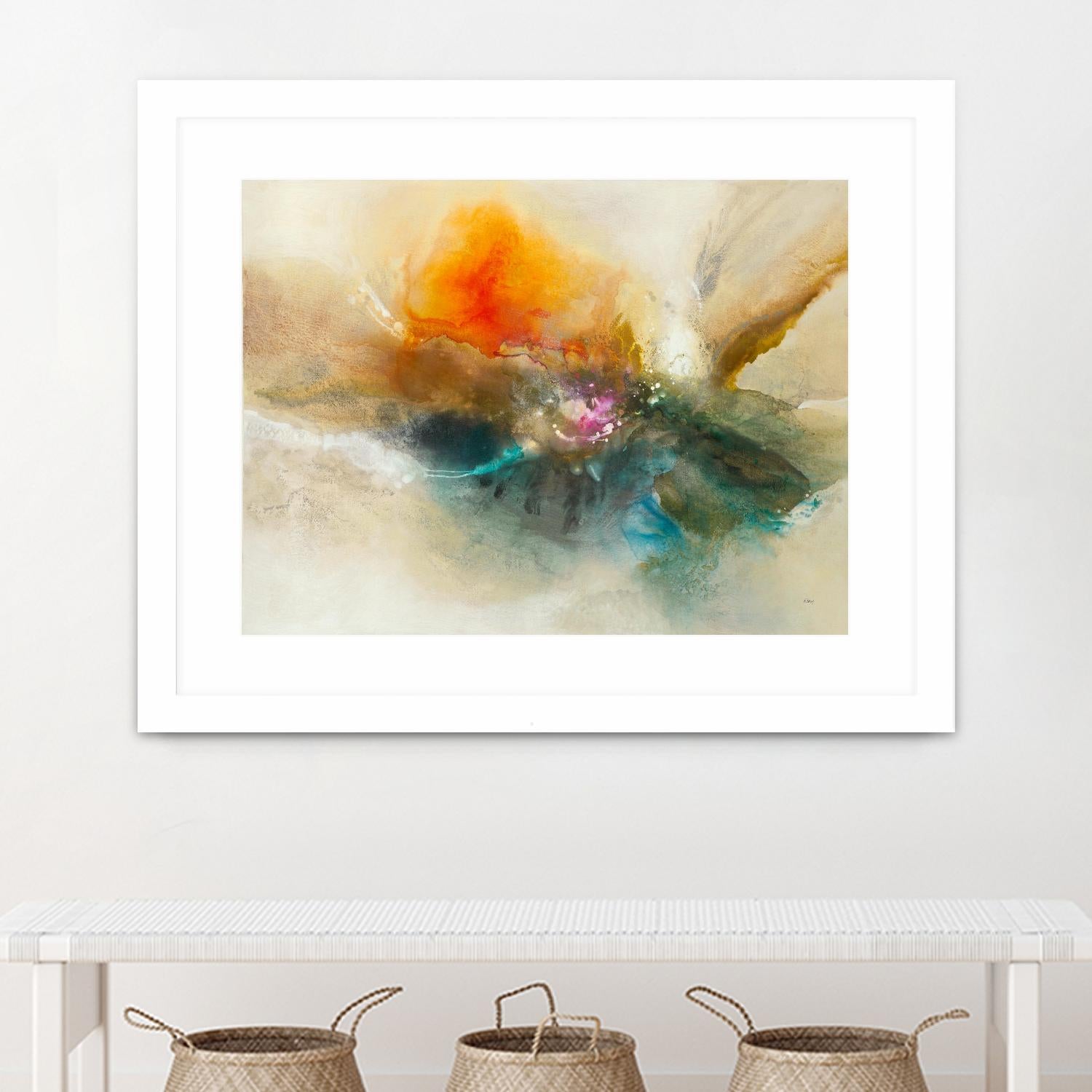 Eternal Bloom by K. Nari on GIANT ART - oranges abstract floral abstract floral