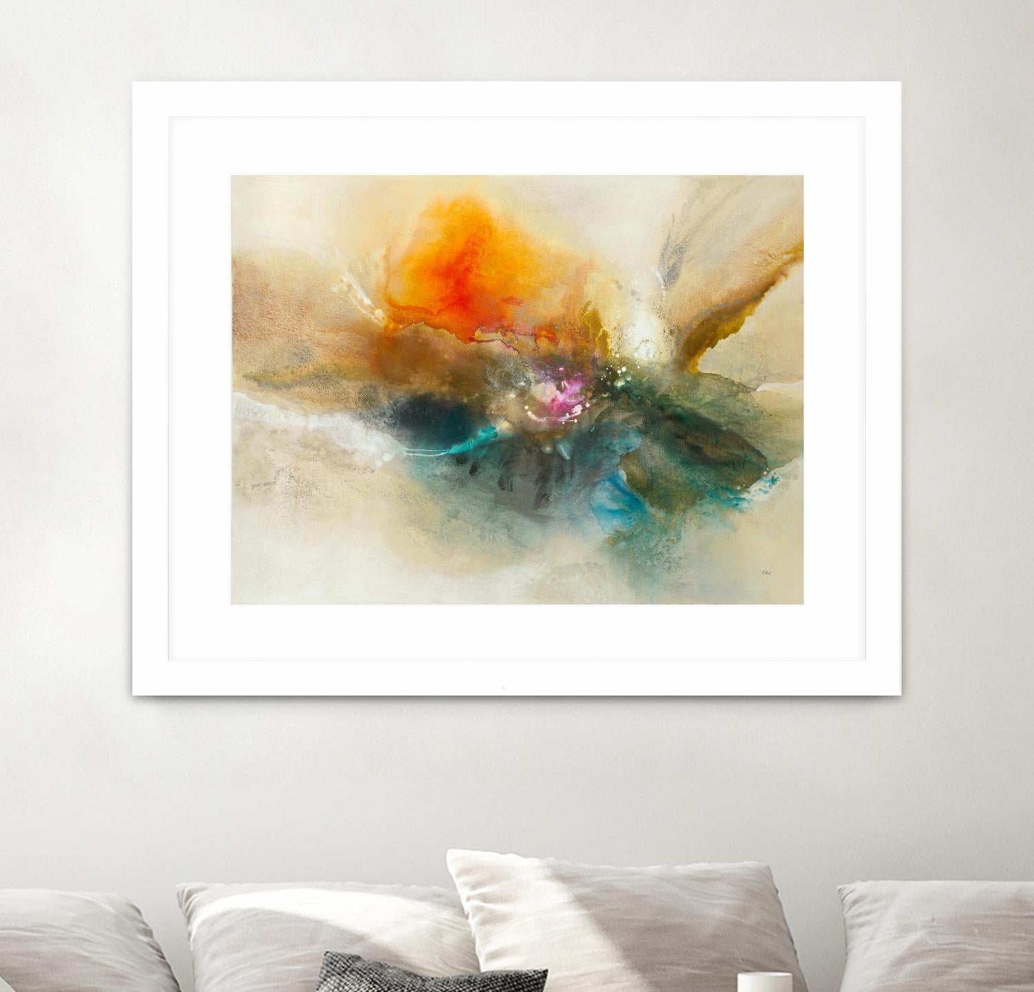 Eternal Bloom by K. Nari on GIANT ART - oranges abstract floral abstract floral