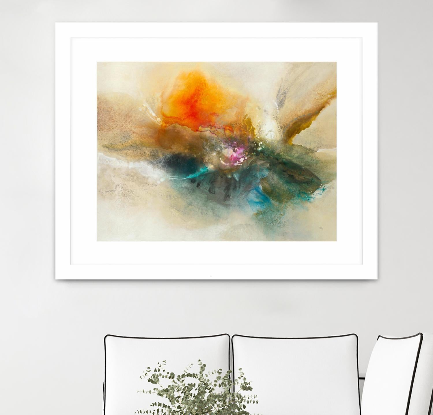 Eternal Bloom by K. Nari on GIANT ART - oranges abstract floral abstract floral