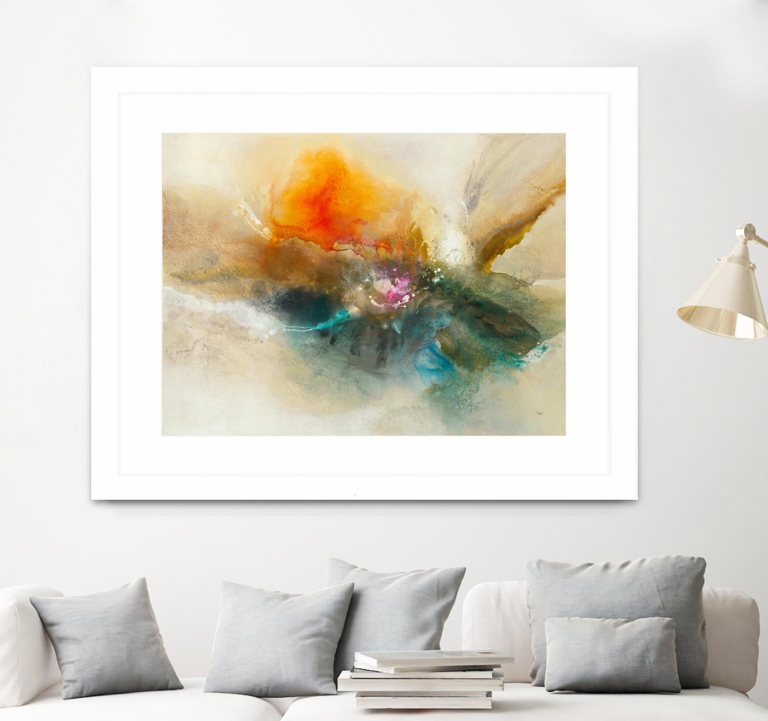 Eternal Bloom by K. Nari on GIANT ART - oranges abstract floral abstract floral