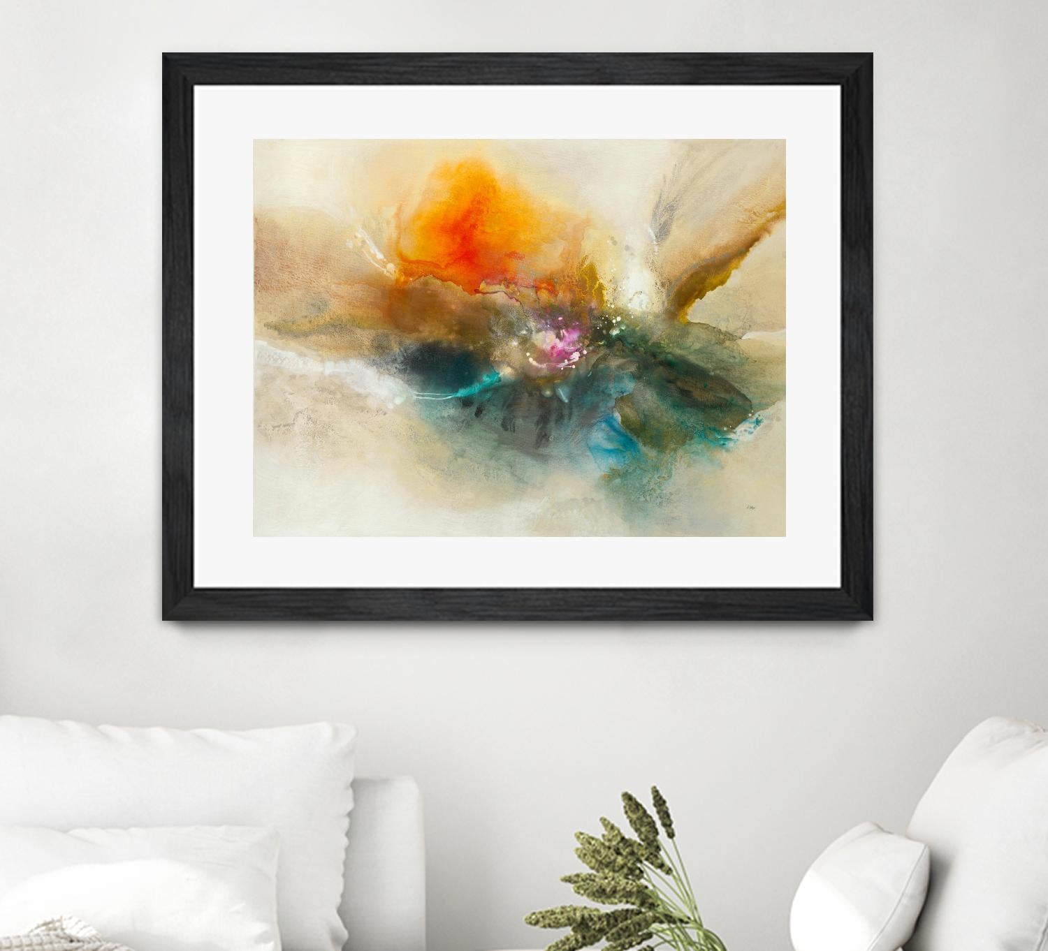 Eternal Bloom by K. Nari on GIANT ART - oranges abstract floral abstract floral