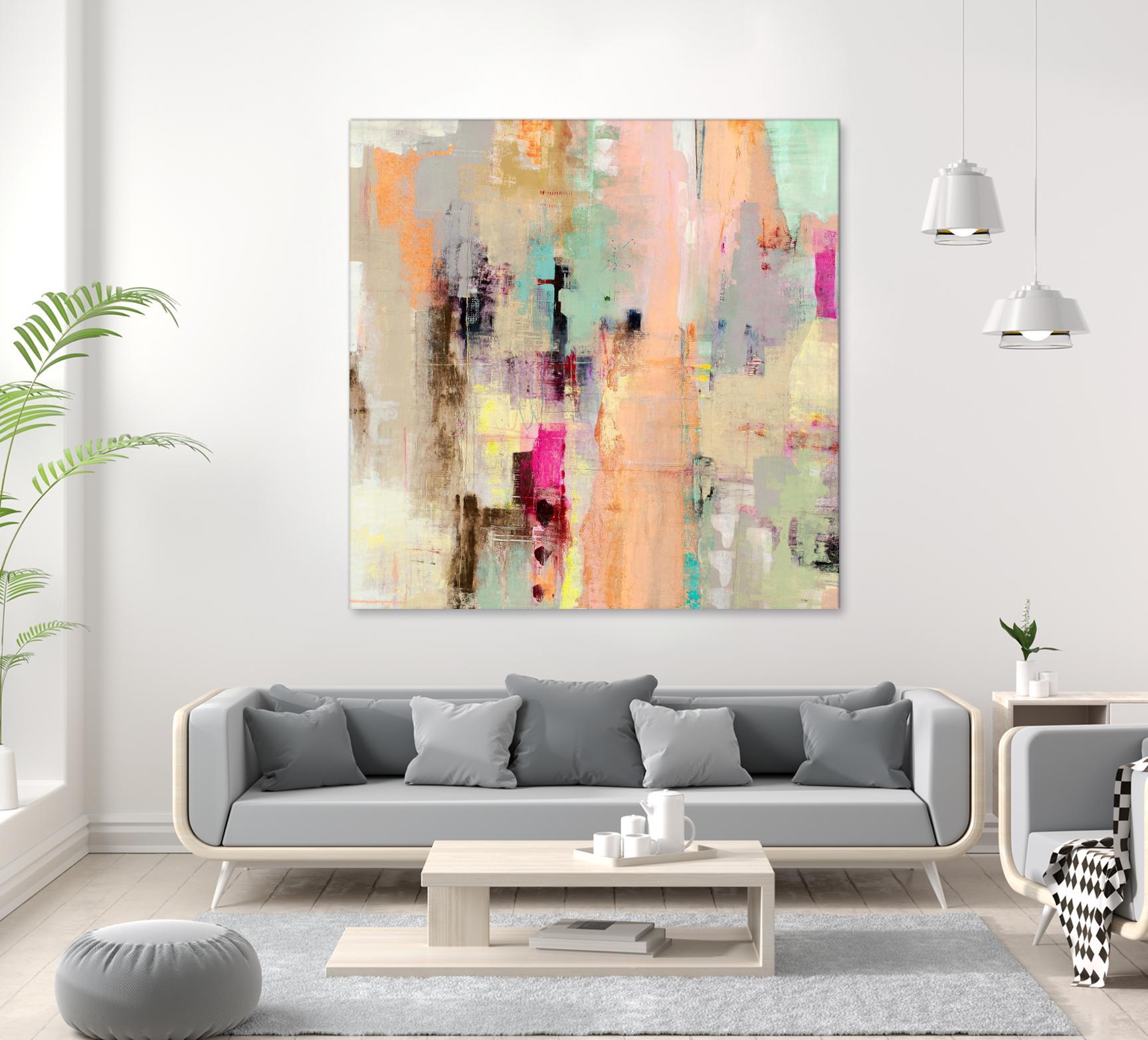 Clear The Air by Nancy Ngo on GIANT ART - blues abstract blues