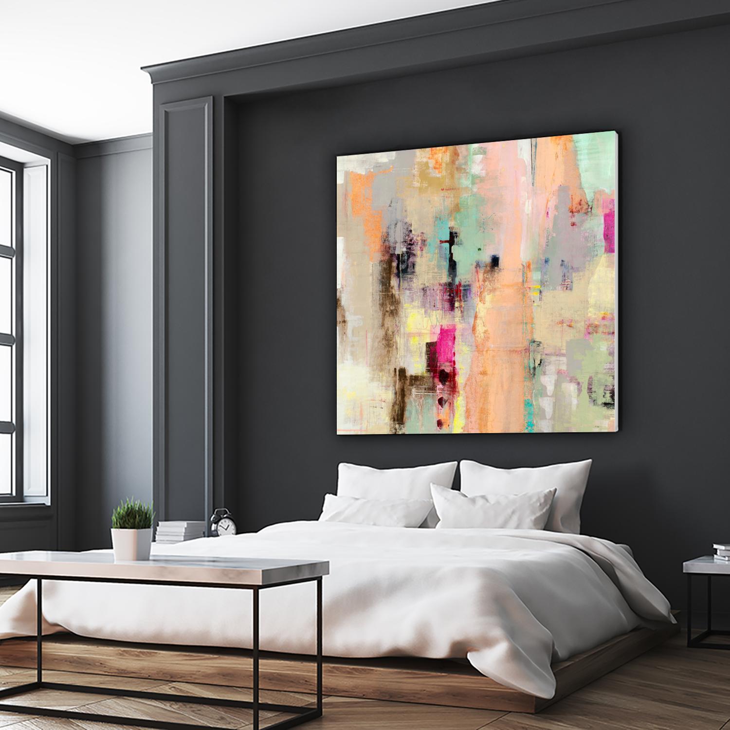 Clear The Air by Nancy Ngo on GIANT ART - blues abstract blues