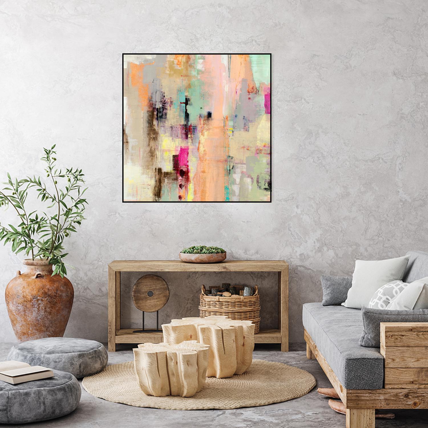 Clear The Air by Nancy Ngo on GIANT ART - blues abstract blues