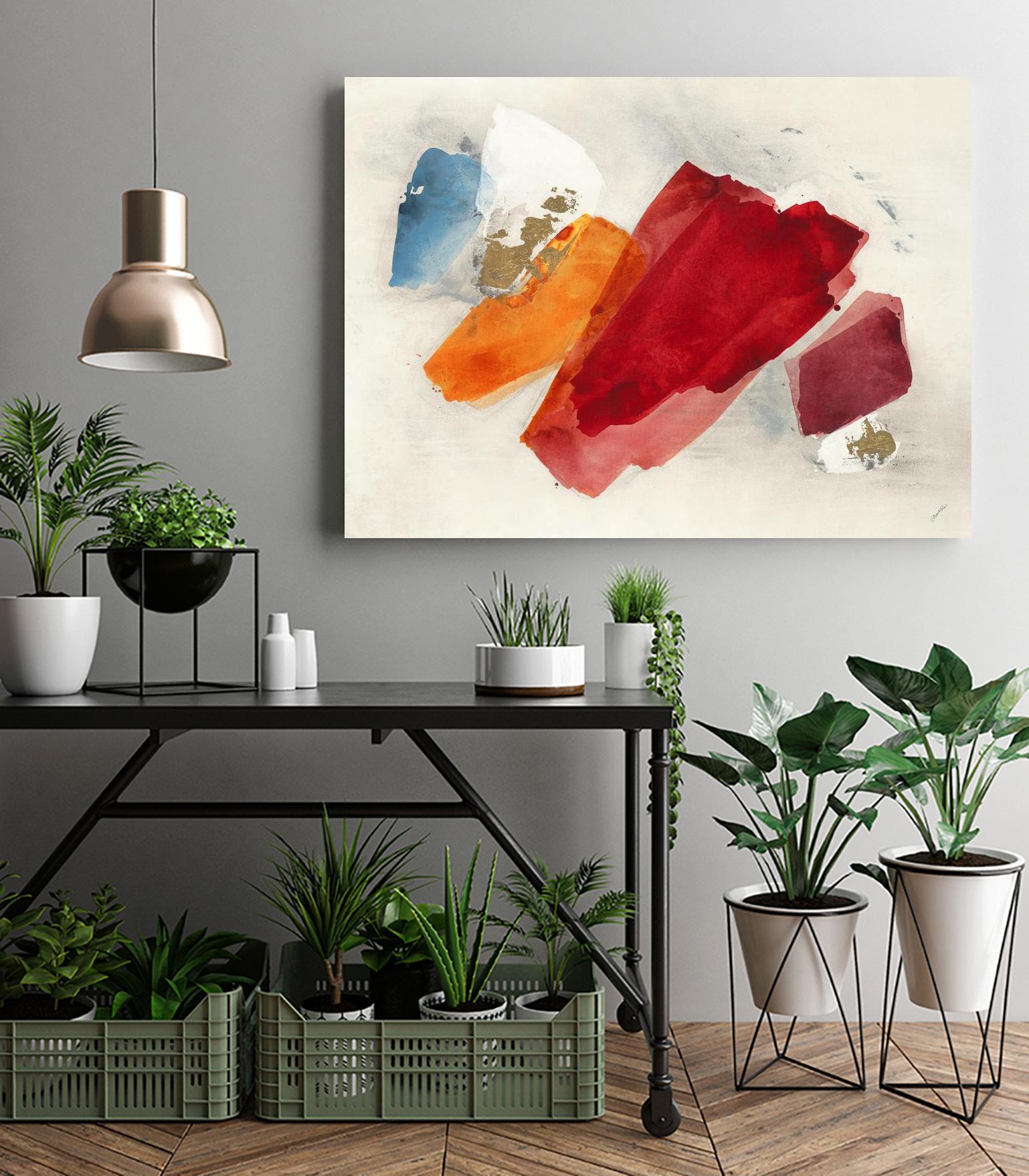 Equilibrium V4 by Leah Rei on GIANT ART - red shapes