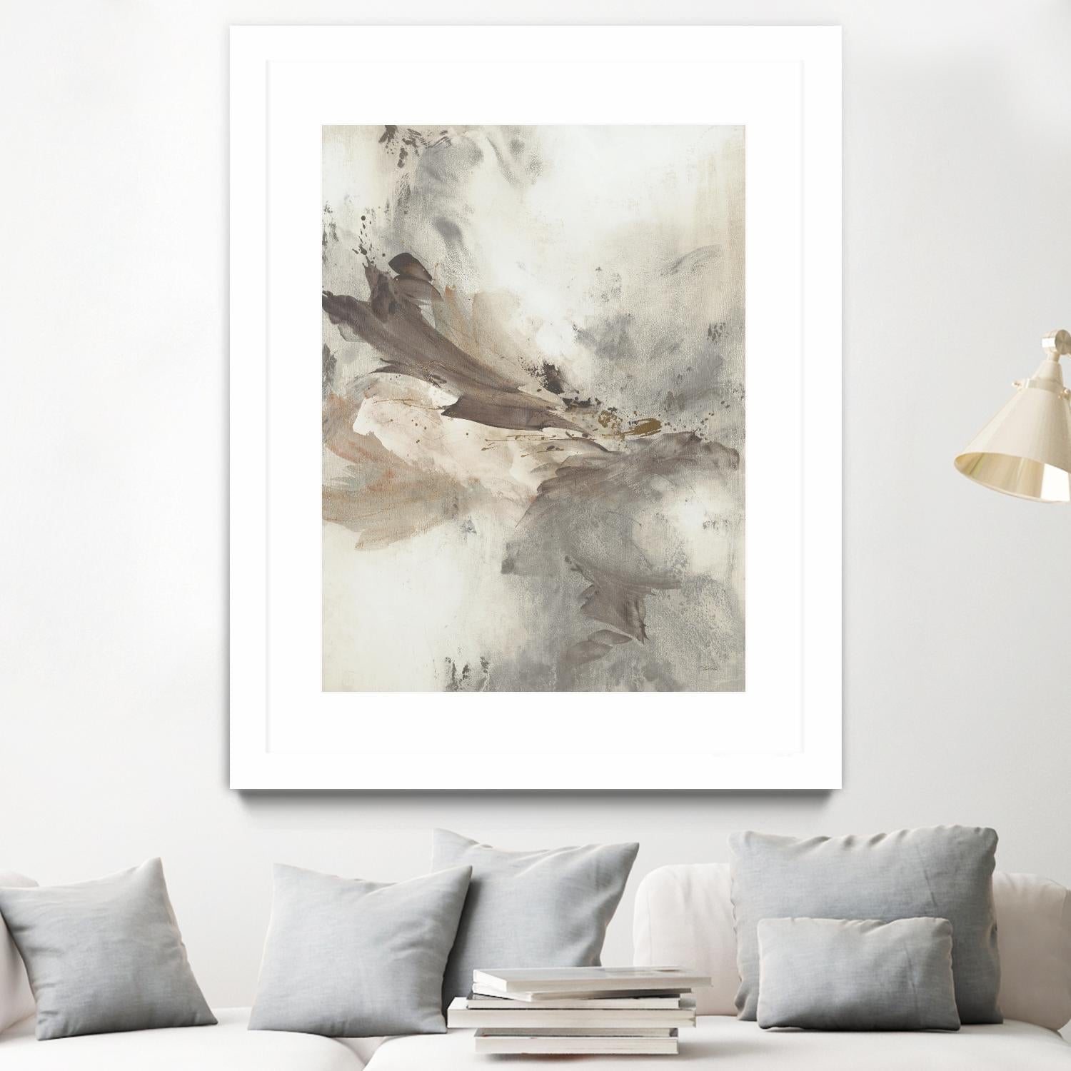 Intrinsic by Leah Rei on GIANT ART - grays abstract