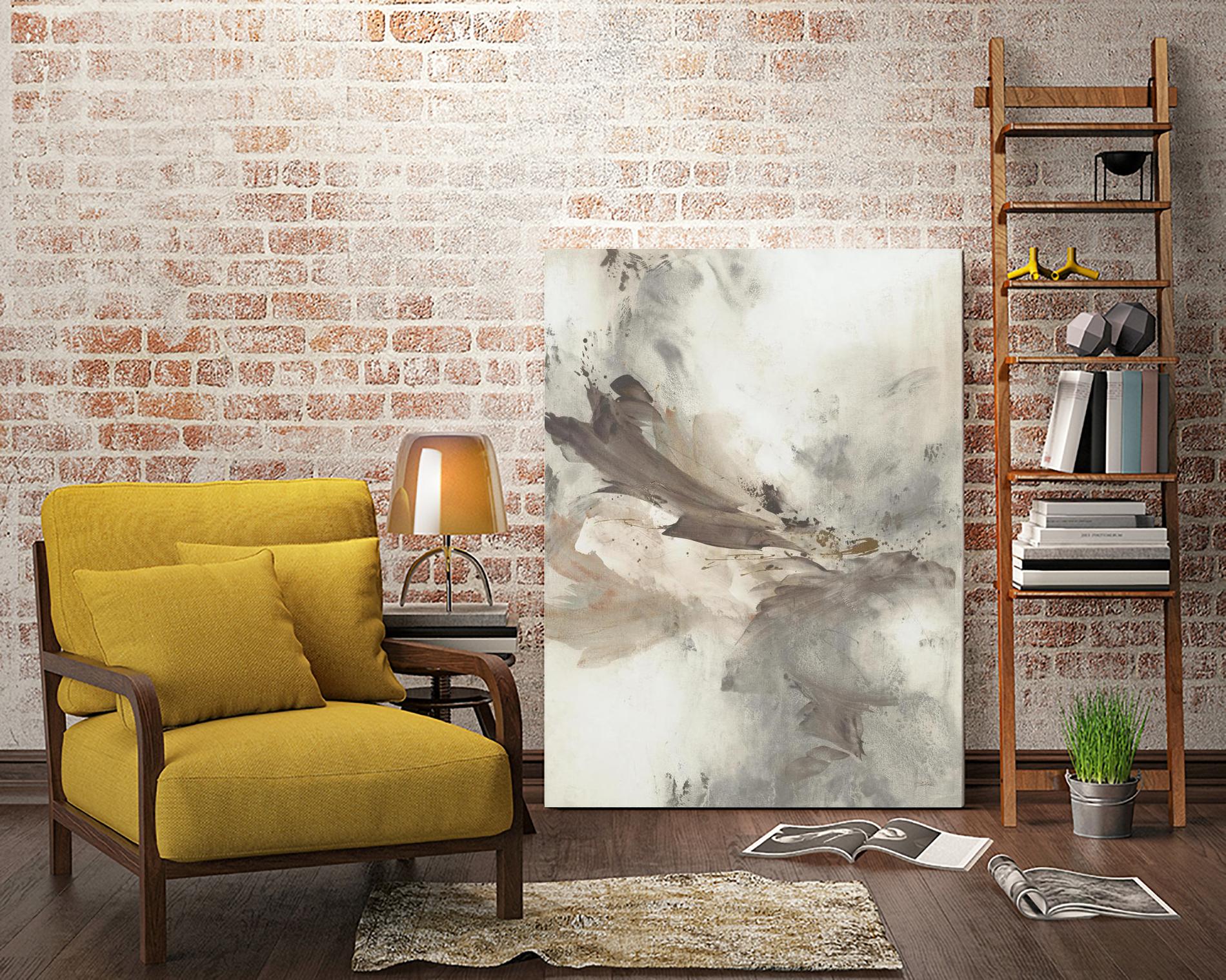 Intrinsic by Leah Rei on GIANT ART - grays abstract