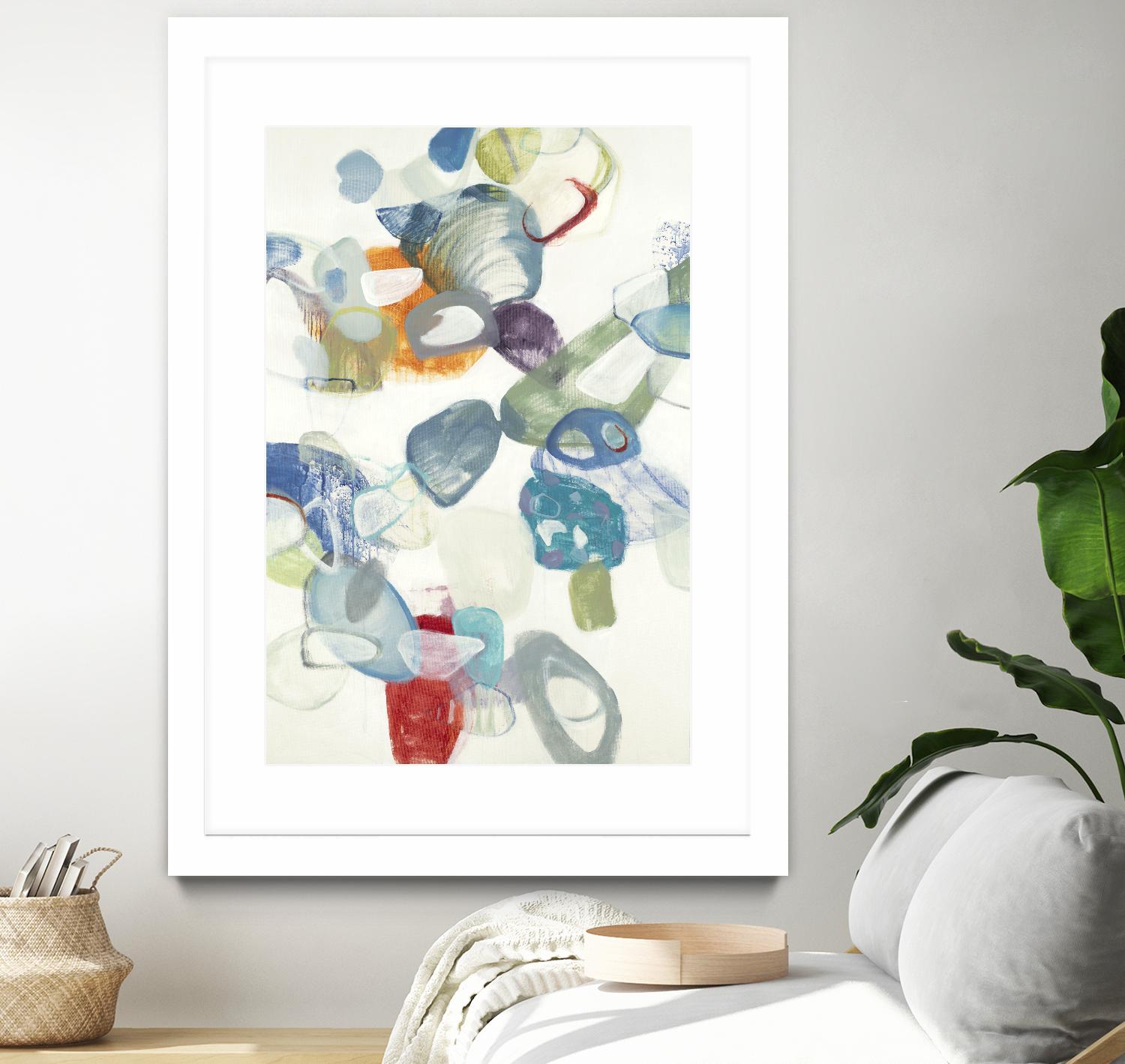 Party Time II by Lisa Ridgers on GIANT ART - blues abstract