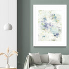 Wait Right Here II by Lisa Ridgers on GIANT ART - greens, blues abstract