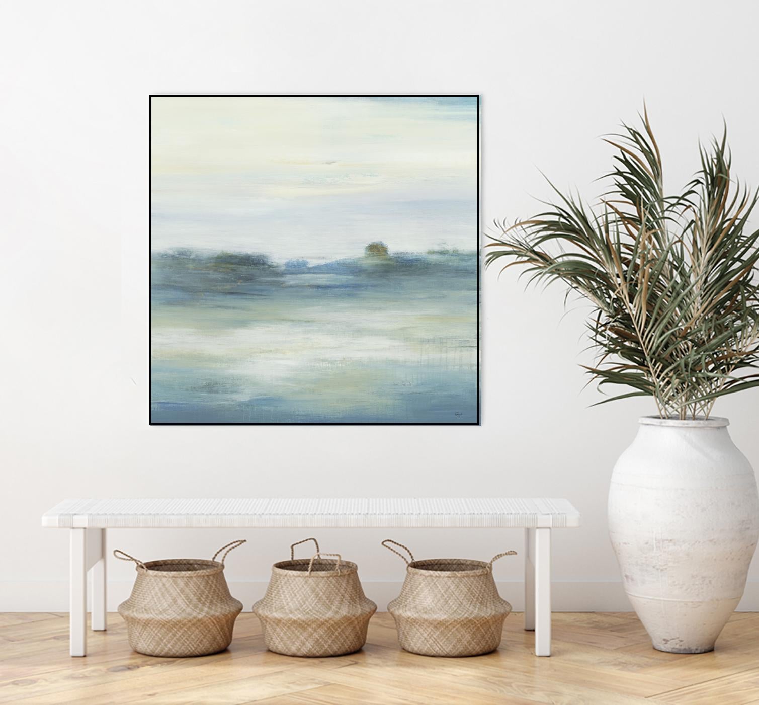 Soothing Scenery by Lisa Ridgers on GIANT ART - blues abstracted landscapes