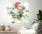 Bright Spot by Lisa Ridgers on GIANT ART - reds abstract