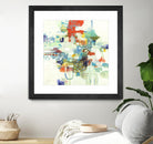 Bright Spot by Lisa Ridgers on GIANT ART - reds abstract
