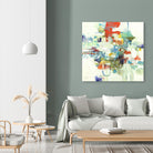 Bright Spot by Lisa Ridgers on GIANT ART - reds abstract