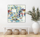 Retroactive by Lisa Ridgers on GIANT ART - blues, greens abstract