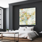 Rhythm & Flow V1 by Lisa Ridgers on GIANT ART - greens geometric shapes