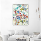 Now & Then I V3 by Lisa Ridgers on GIANT ART - whites & creams abstract