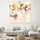 Floral Blush V2 by Lisa Ridgers on GIANT ART - whites & creams abstracted florals