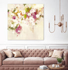 Floral Blush V2 by Lisa Ridgers on GIANT ART - whites & creams abstracted florals