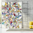 Today In Play by Lisa Ridgers on GIANT ART - blues abstract