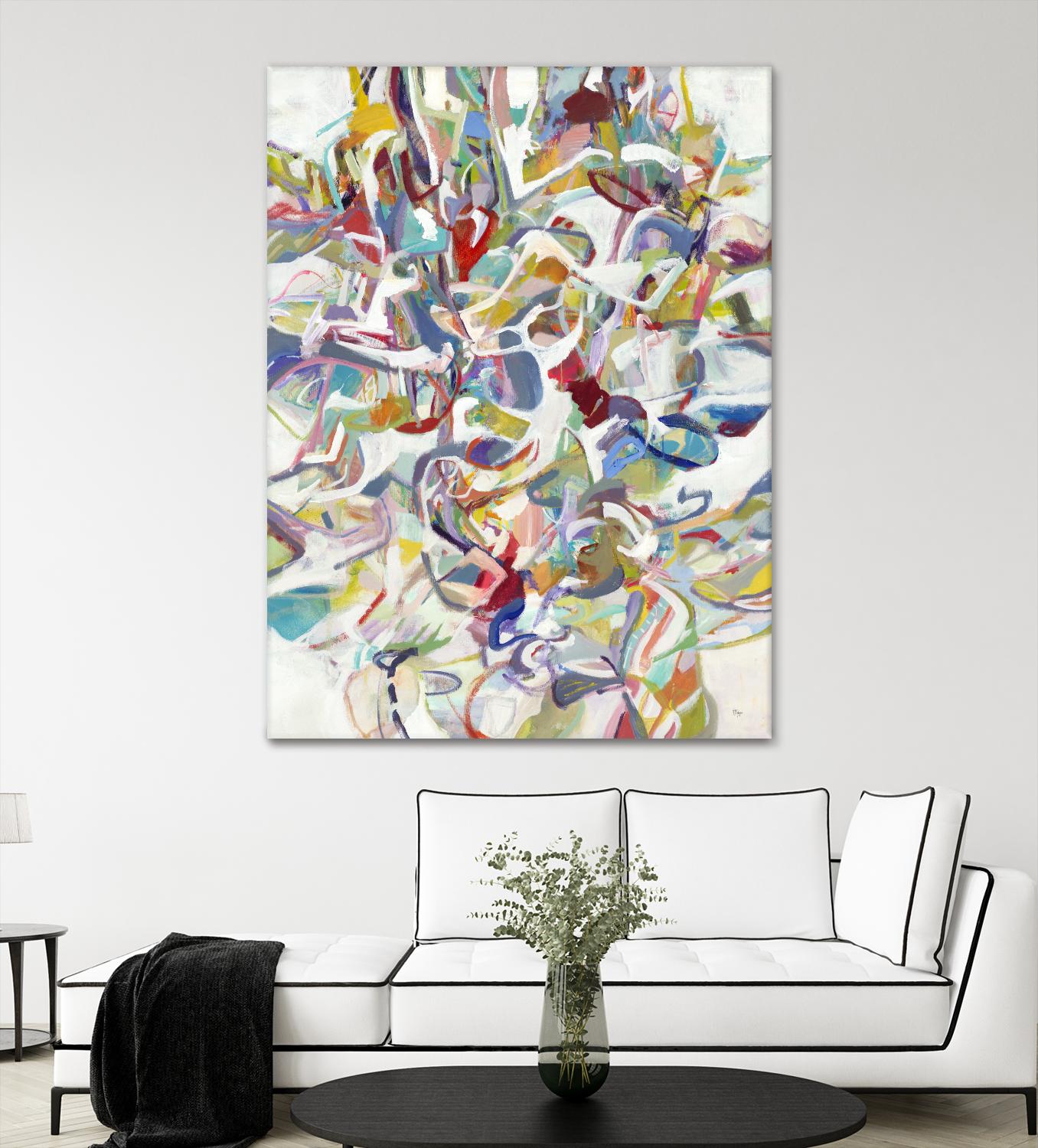 Today In Play by Lisa Ridgers on GIANT ART - blues abstract