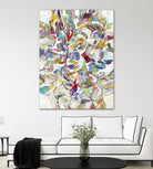 Today In Play by Lisa Ridgers on GIANT ART - blues abstract