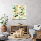 Into The Calm by Lisa Ridgers on GIANT ART - greens abstract pales
