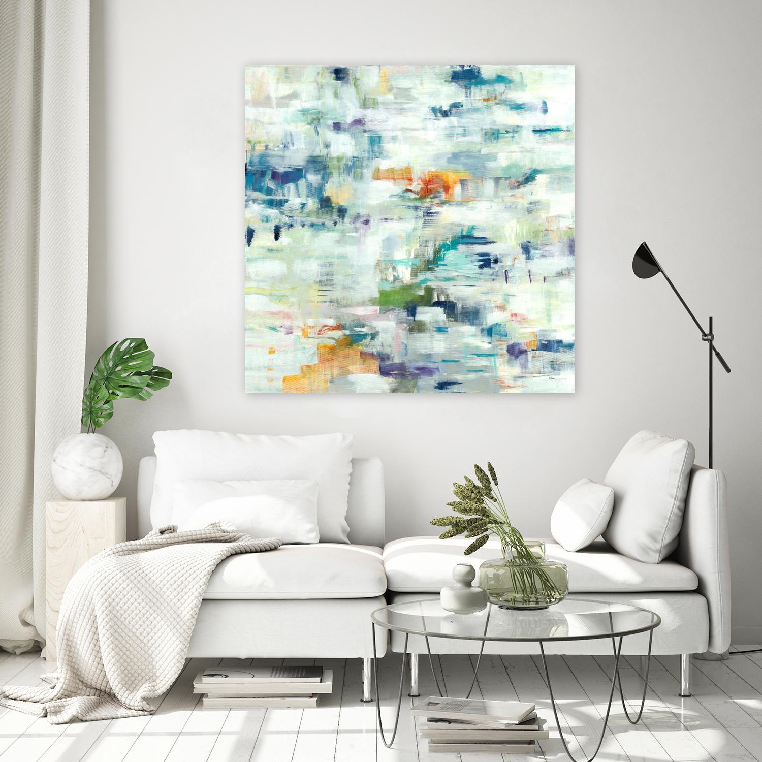 Conclusion Of The Day by Lisa Ridgers on GIANT ART - whites & creams abstract white