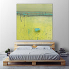 Fresh Dimensions by Lisa Ridgers on GIANT ART - turquoise abstract