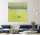 Fresh Dimensions by Lisa Ridgers on GIANT ART - turquoise abstract