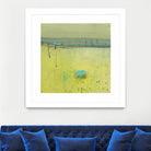 Fresh Dimensions by Lisa Ridgers on GIANT ART - turquoise abstract