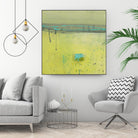 Fresh Dimensions by Lisa Ridgers on GIANT ART - turquoise abstract