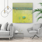 Fresh Dimensions by Lisa Ridgers on GIANT ART - turquoise abstract