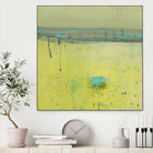 Fresh Dimensions by Lisa Ridgers on GIANT ART - turquoise abstract