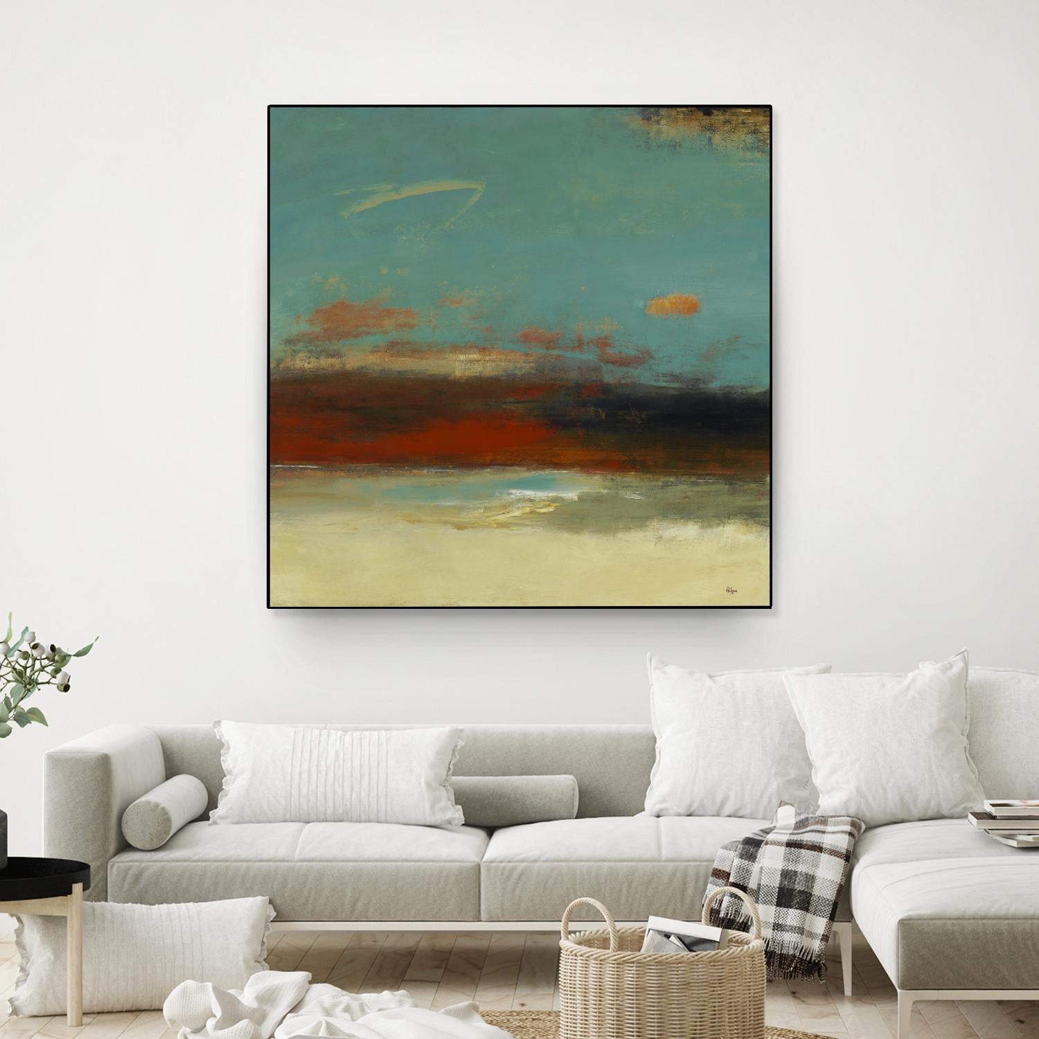 Suggested View by Lisa Ridgers on GIANT ART - rust abstract