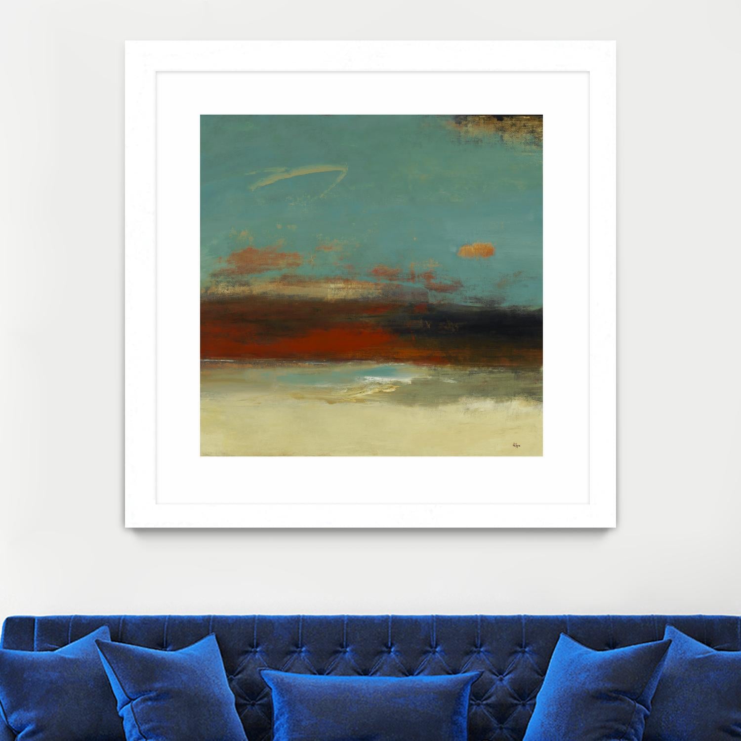 Suggested View by Lisa Ridgers on GIANT ART - rust abstract