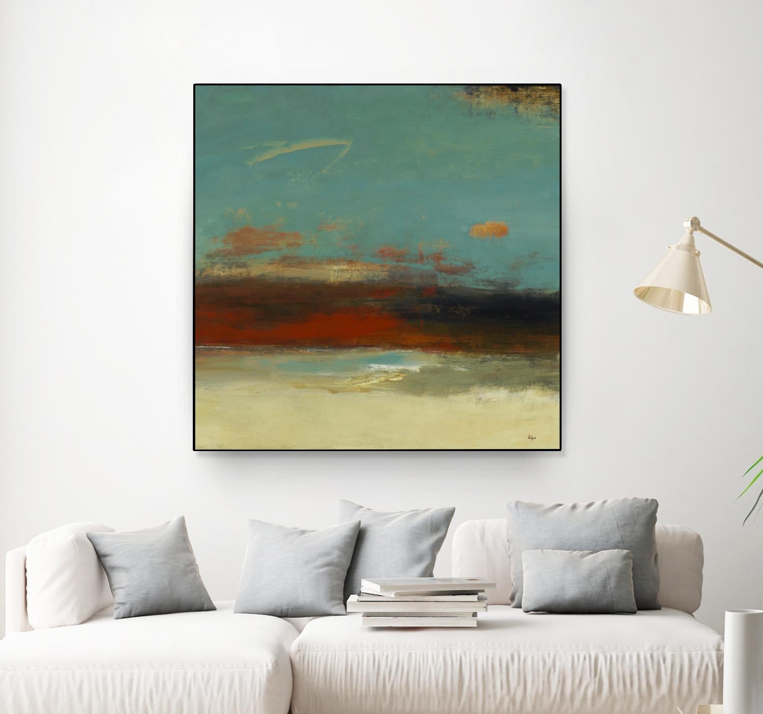 Suggested View by Lisa Ridgers on GIANT ART - rust abstract