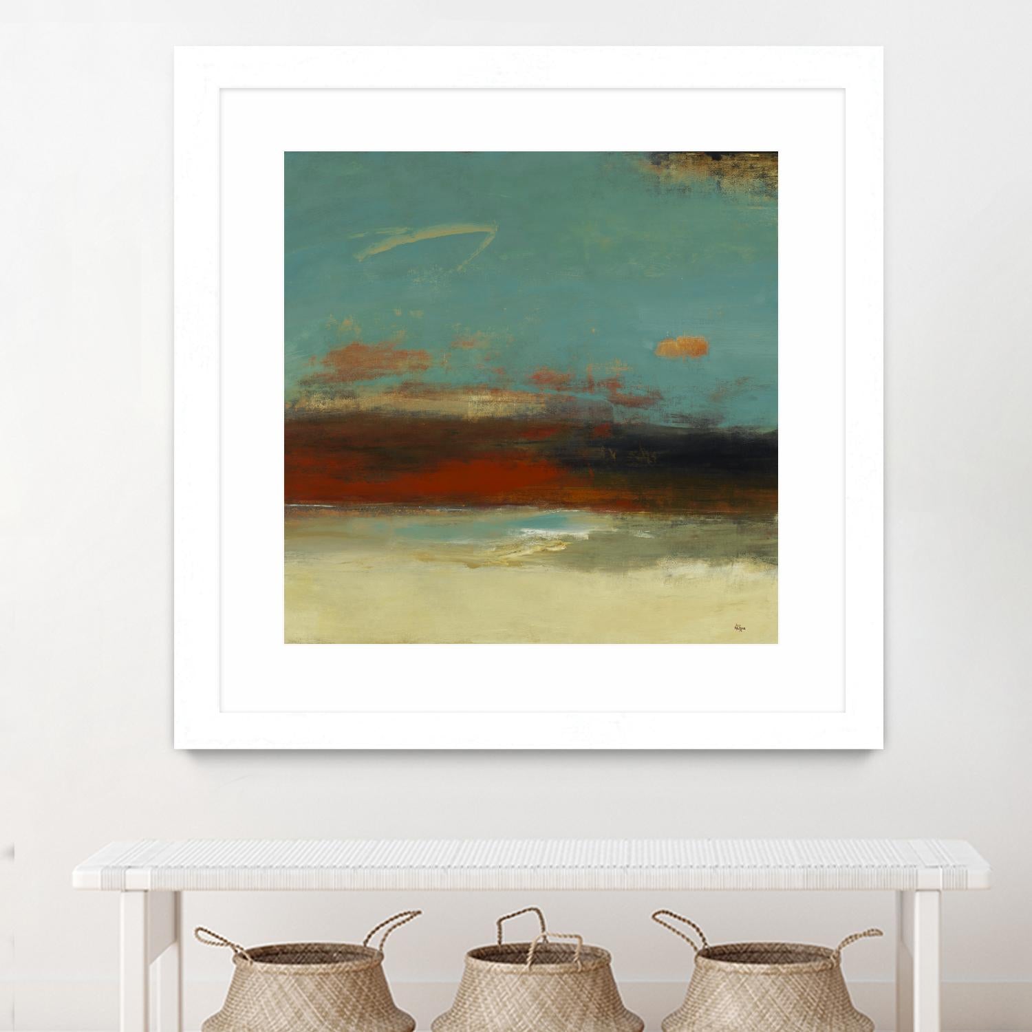 Suggested View by Lisa Ridgers on GIANT ART - rust abstract