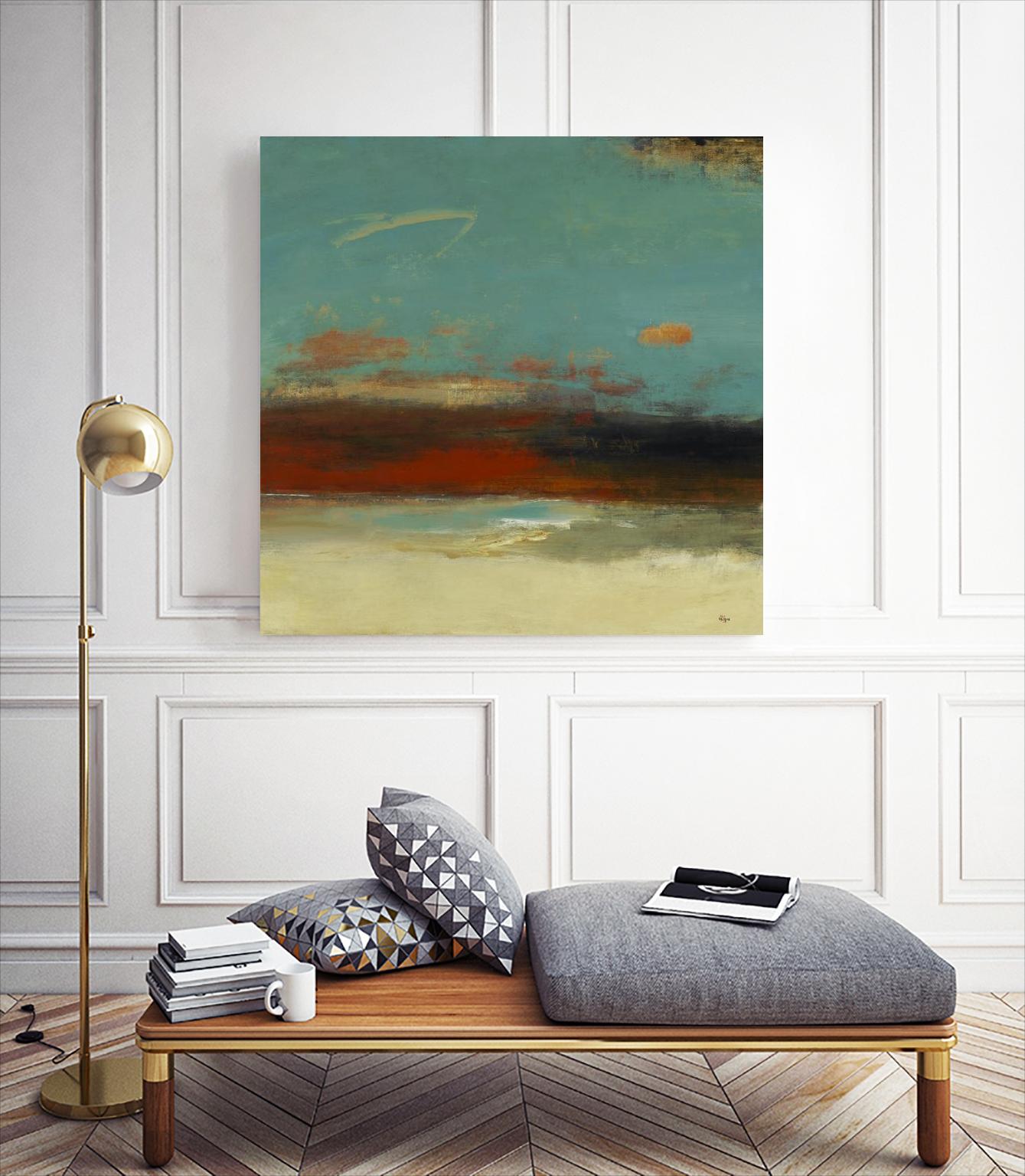Suggested View by Lisa Ridgers on GIANT ART - rust abstract